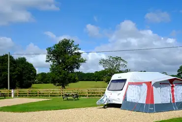 Hard standing caravan and motorhome pitches