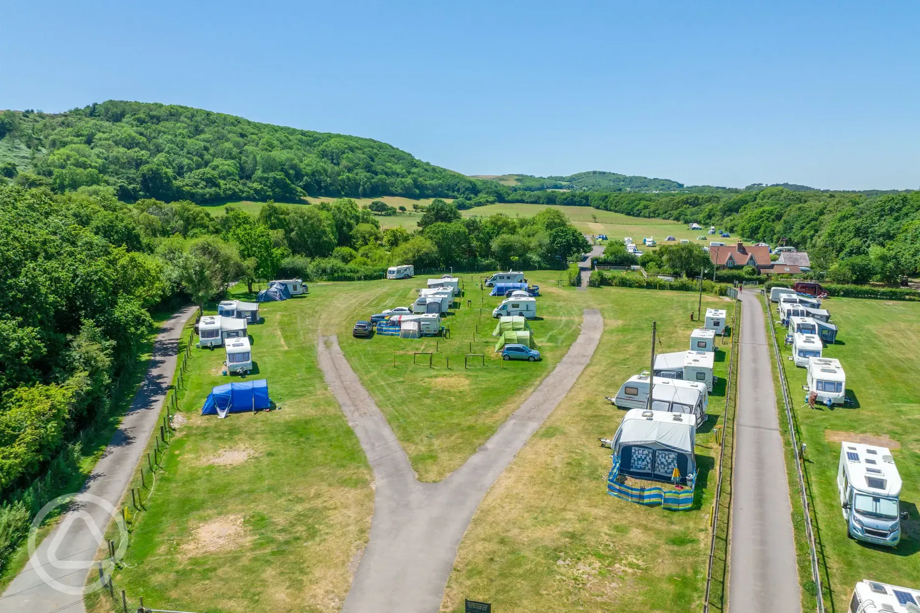 Aerial of the site