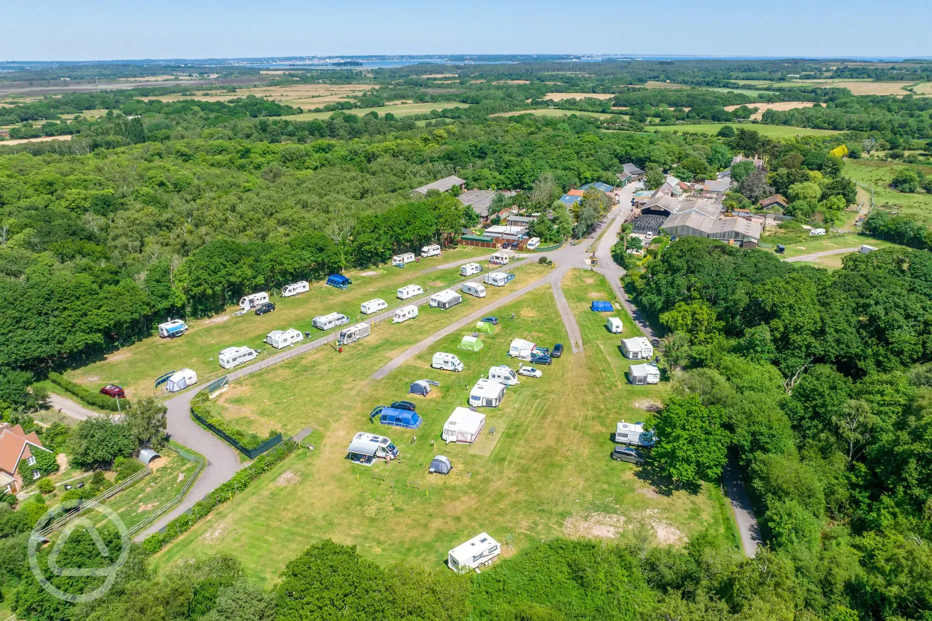 Aerial of the site