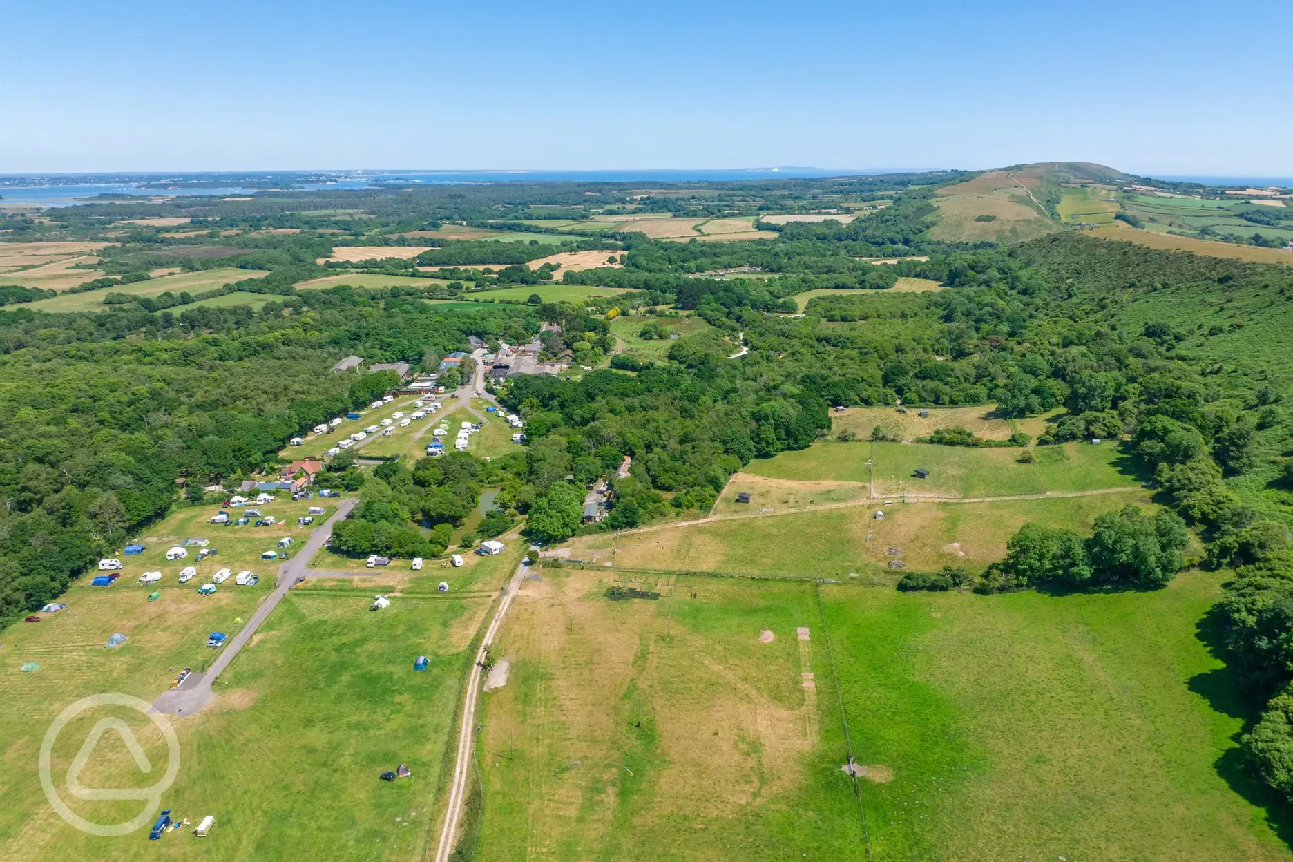 Aerial of the site