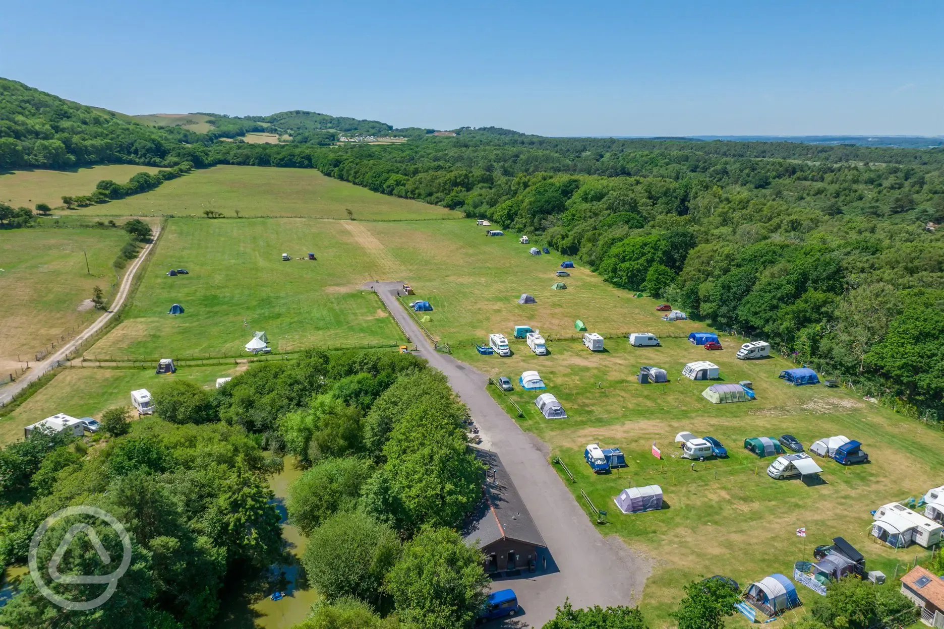 Aerial of the site