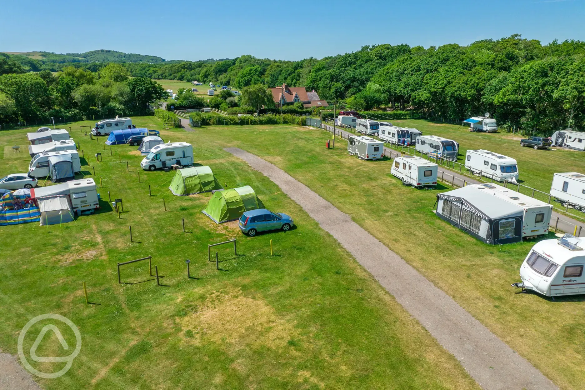 Aerial of the site