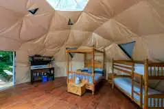 Geodome interior Geodome interior