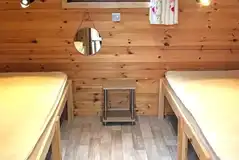 Camping pod - two person interior