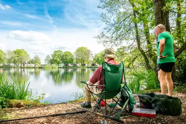 Fishing lake stocked with mirror, carp, tench, bream and perch at Pearl Lake