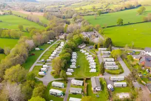 The Green Caravan Park, Bishop's Castle, Shropshire The Green Caravan Park, Bishop's Castle, Shropshire