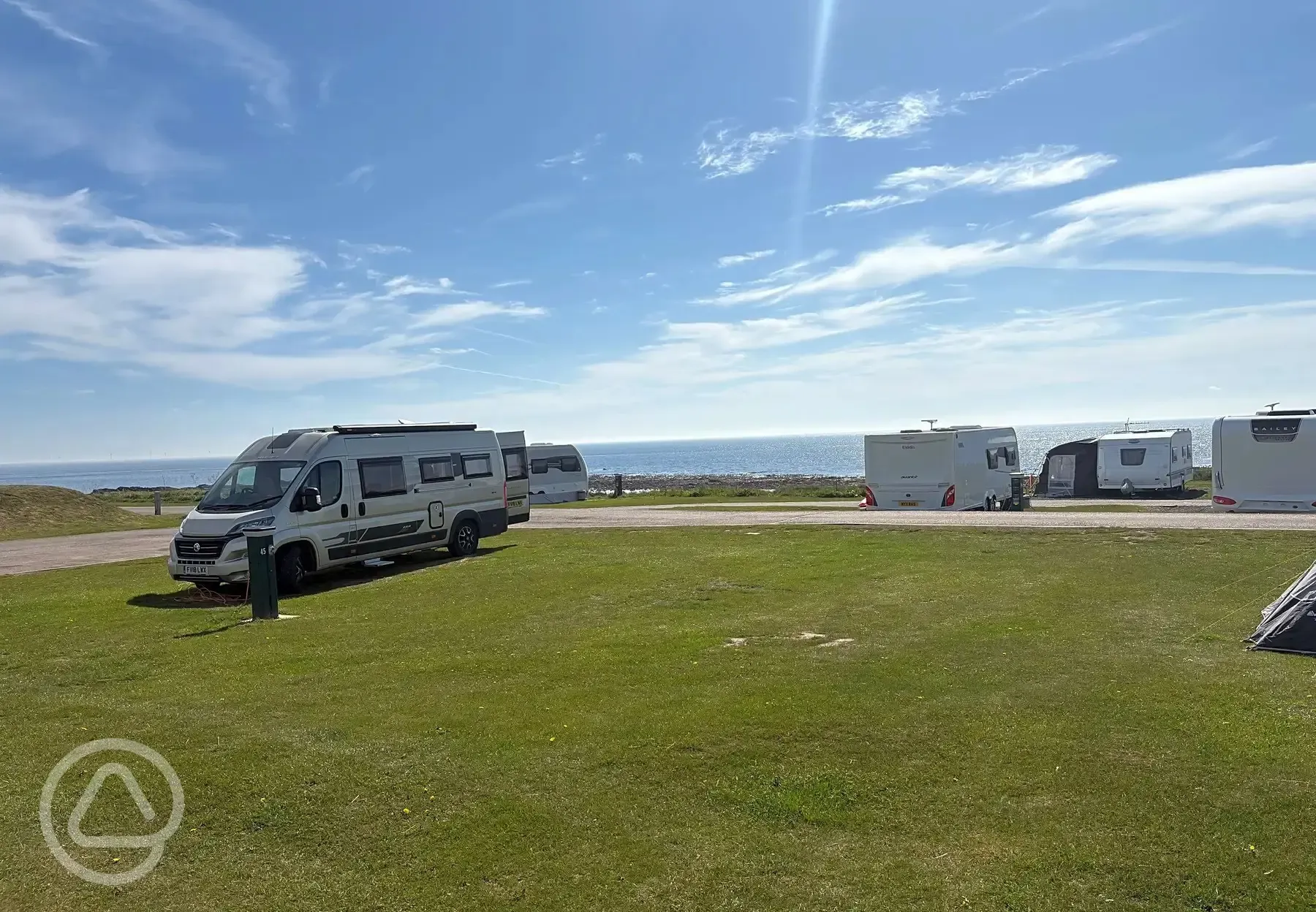 Electric grass touring pitches