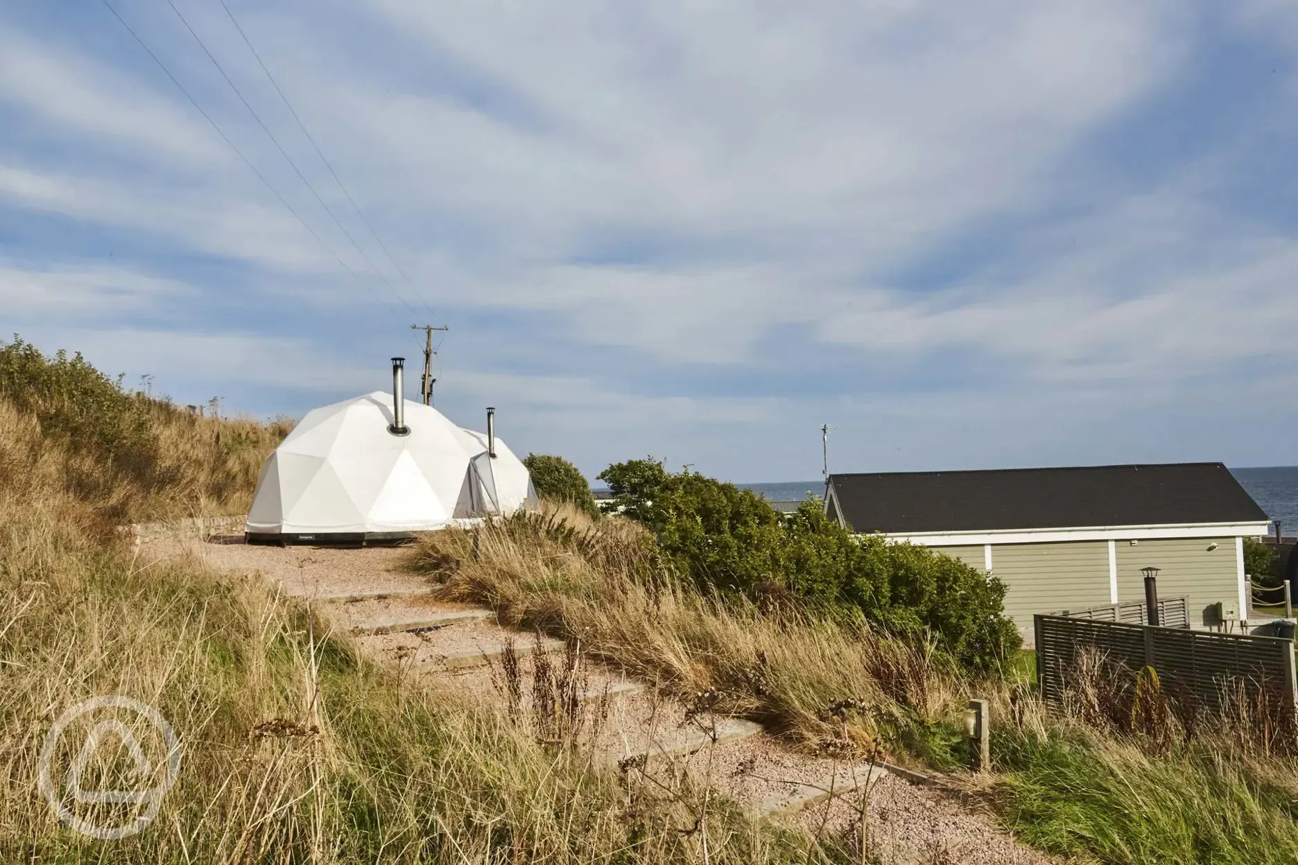 Glamping dome