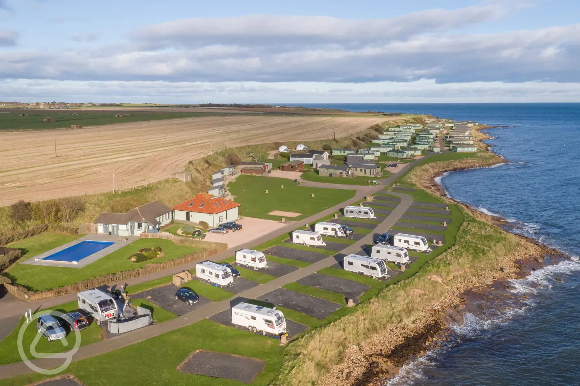 Aerial of the site