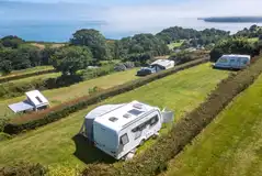 Electric grass pitches with sea views