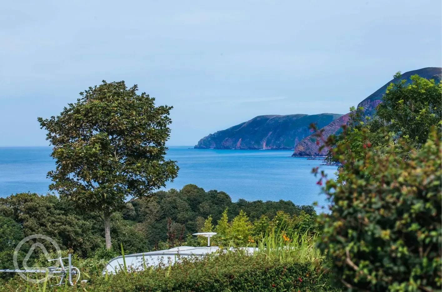 Distant sea views