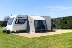Electric hardstanding pitches with 10 amp hook up