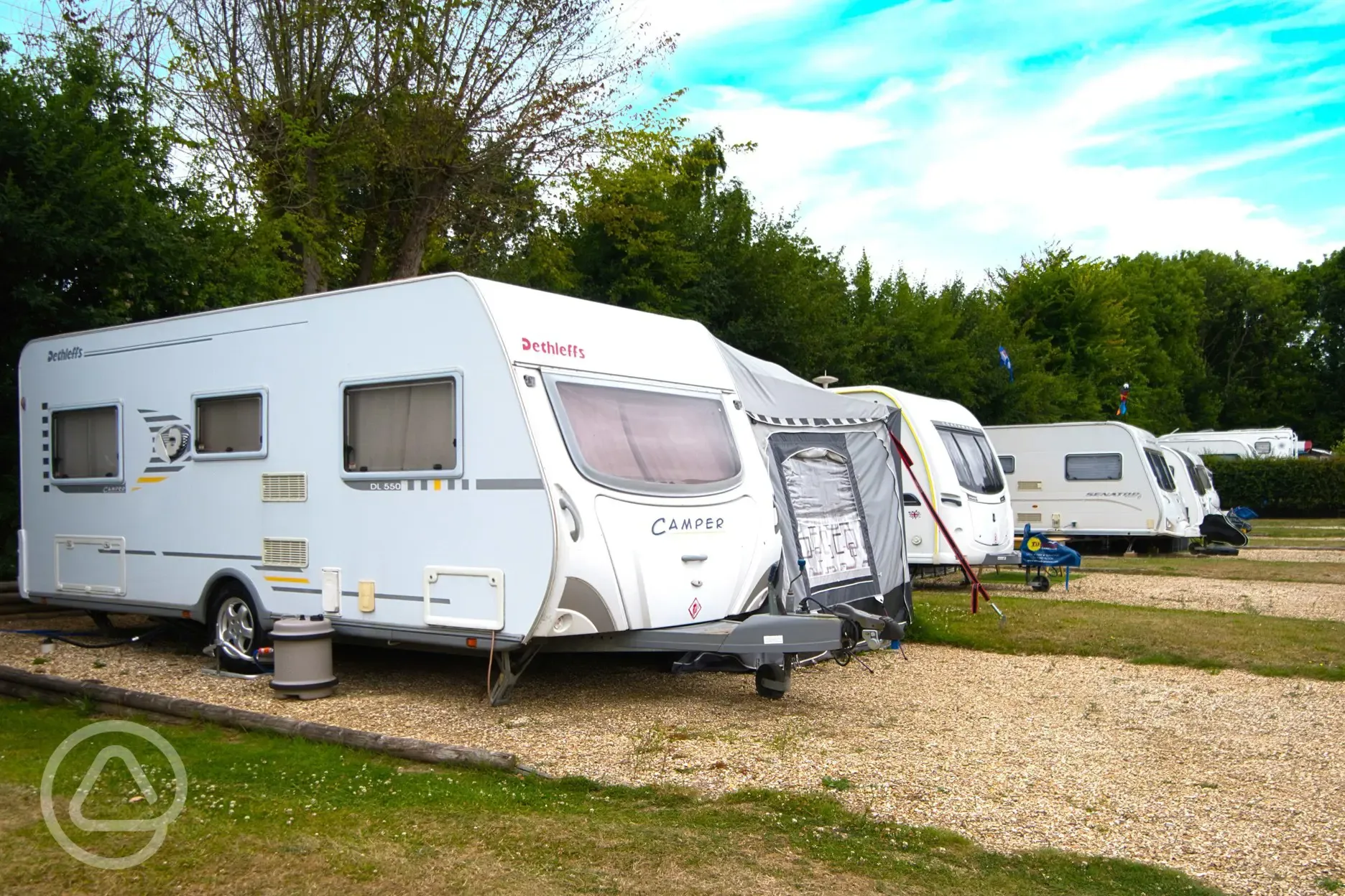 Hardstanding serviced pitches