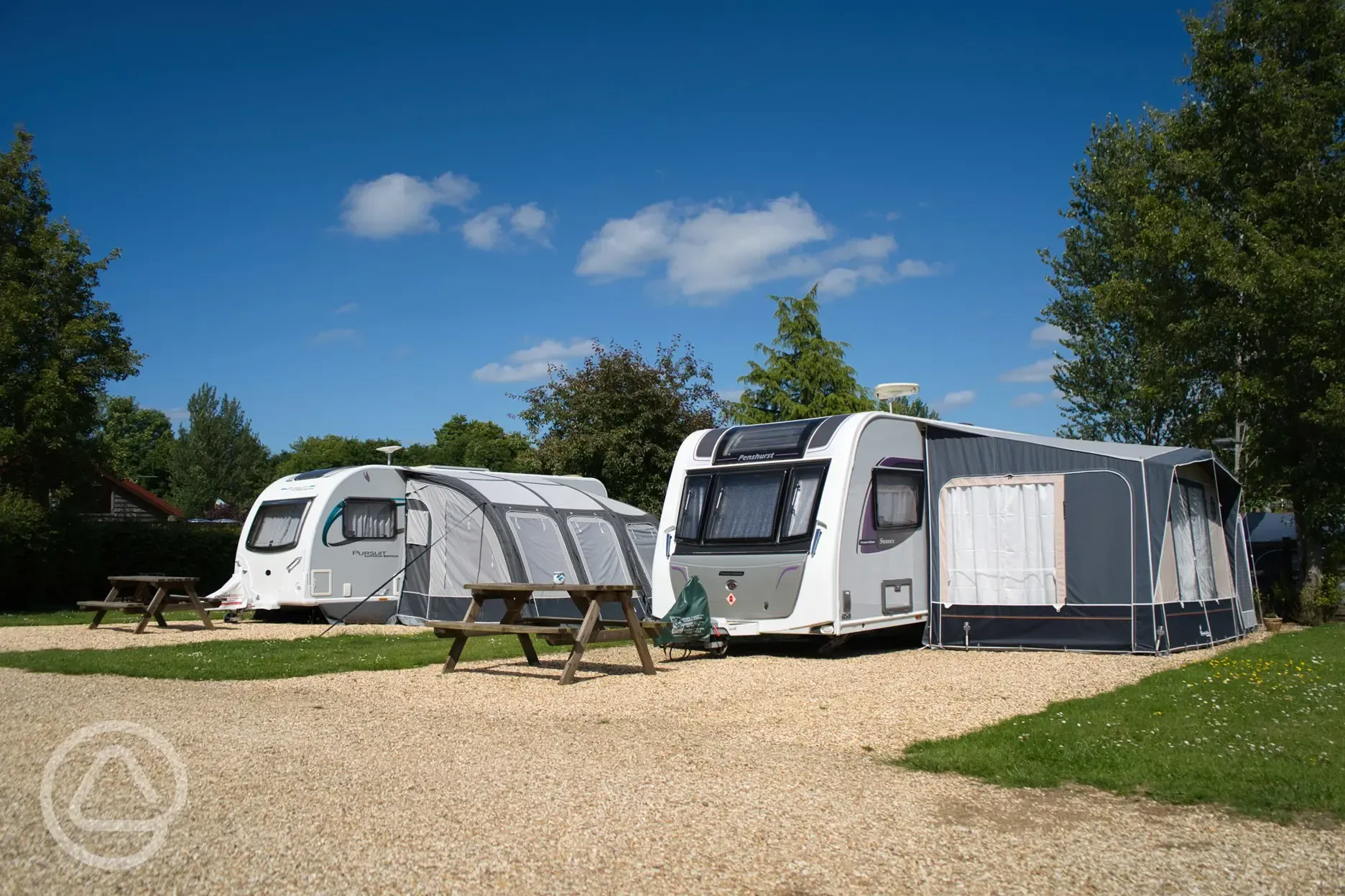 Hardstanding serviced pitches