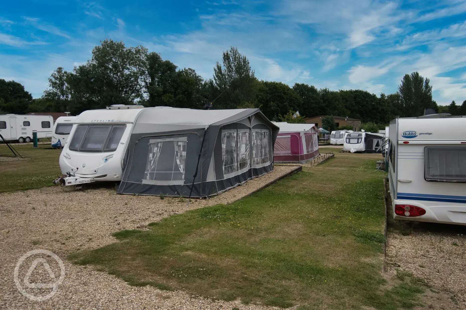 Hardstanding serviced pitches
