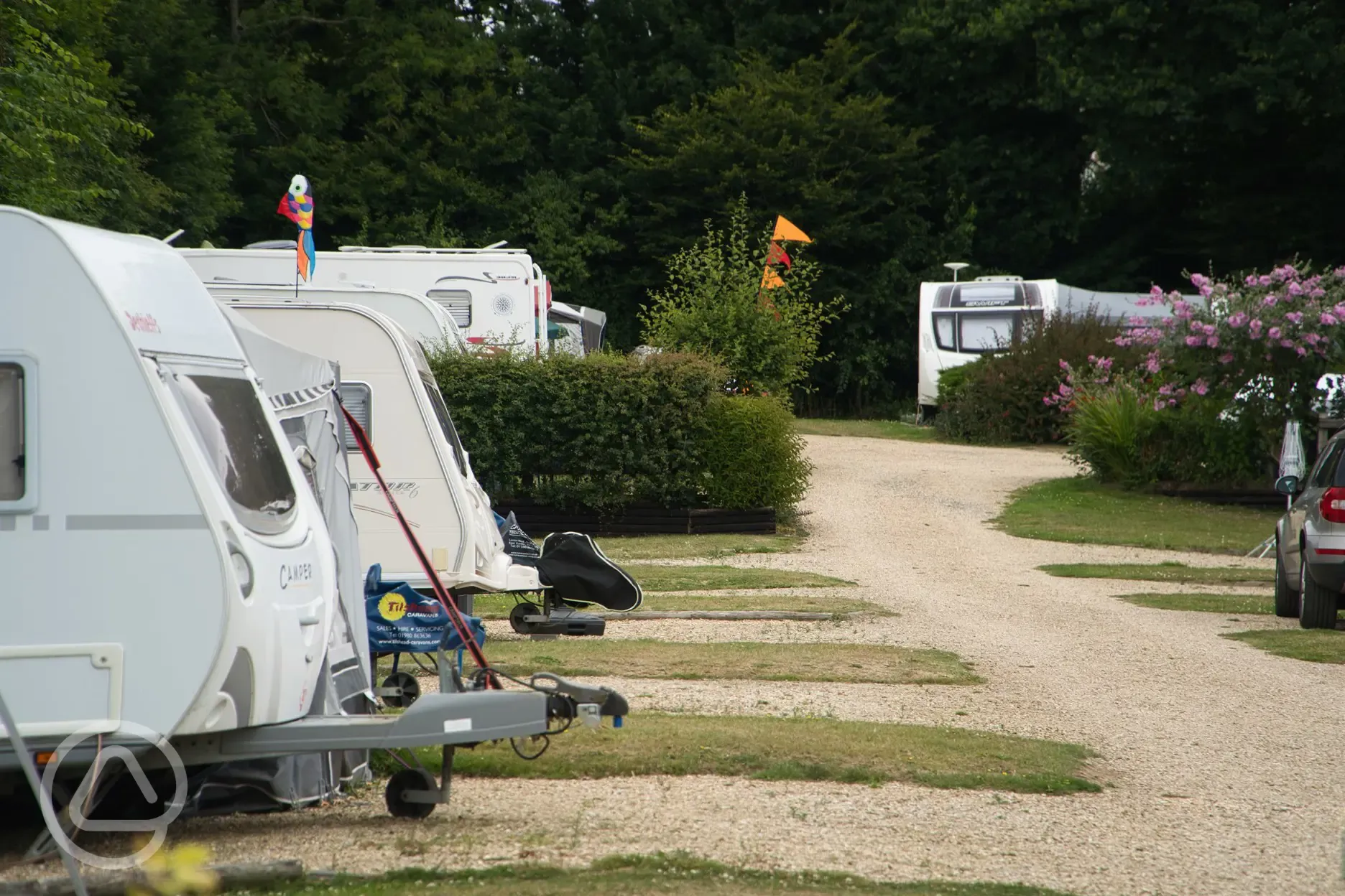 Hardstanding serviced pitches