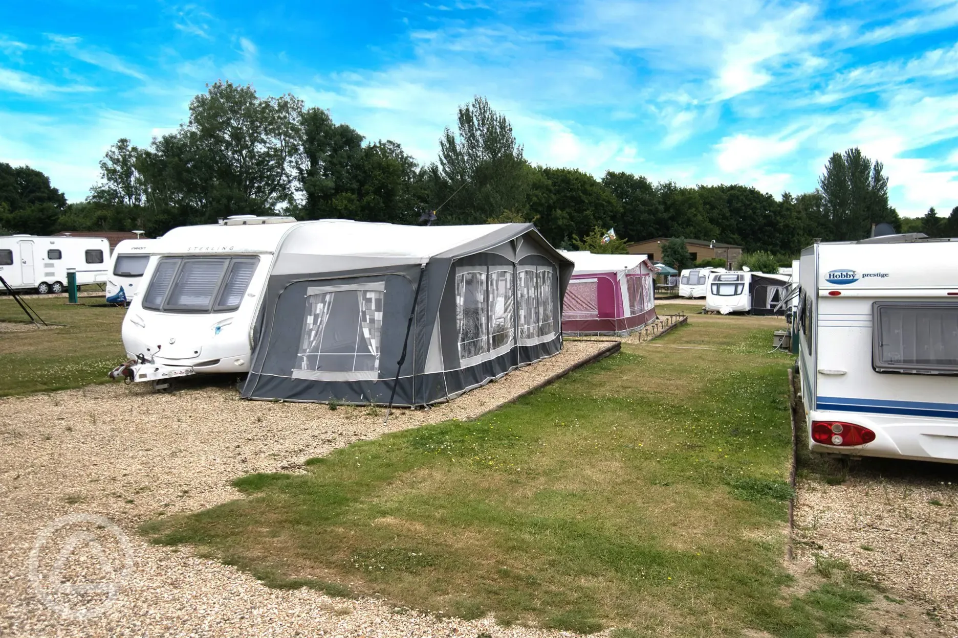 Hardstanding serviced pitches