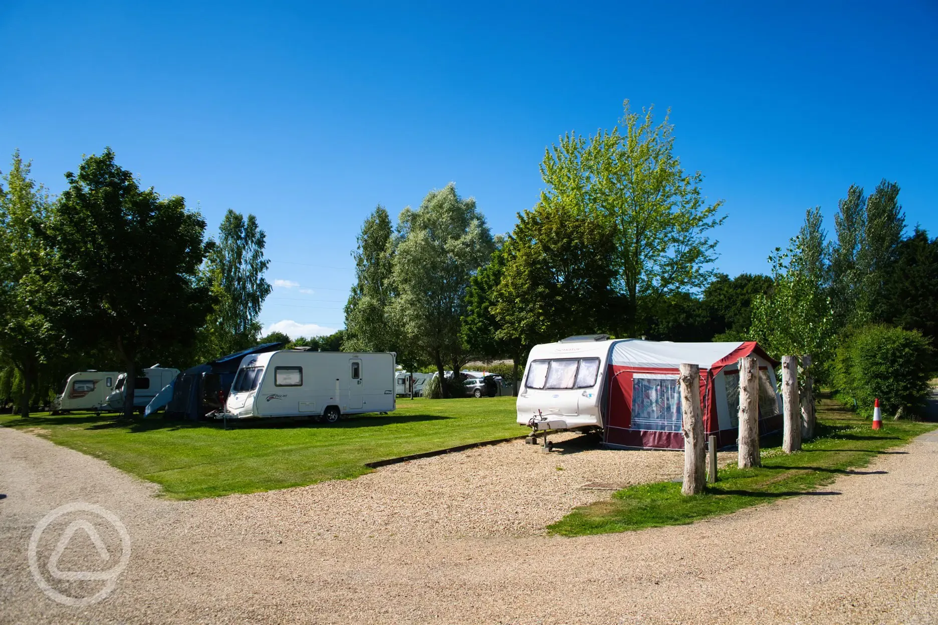 Hardstanding serviced pitches