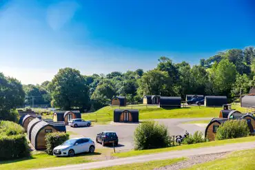 Overview of the camping pods at Wood Farm Holiday Park