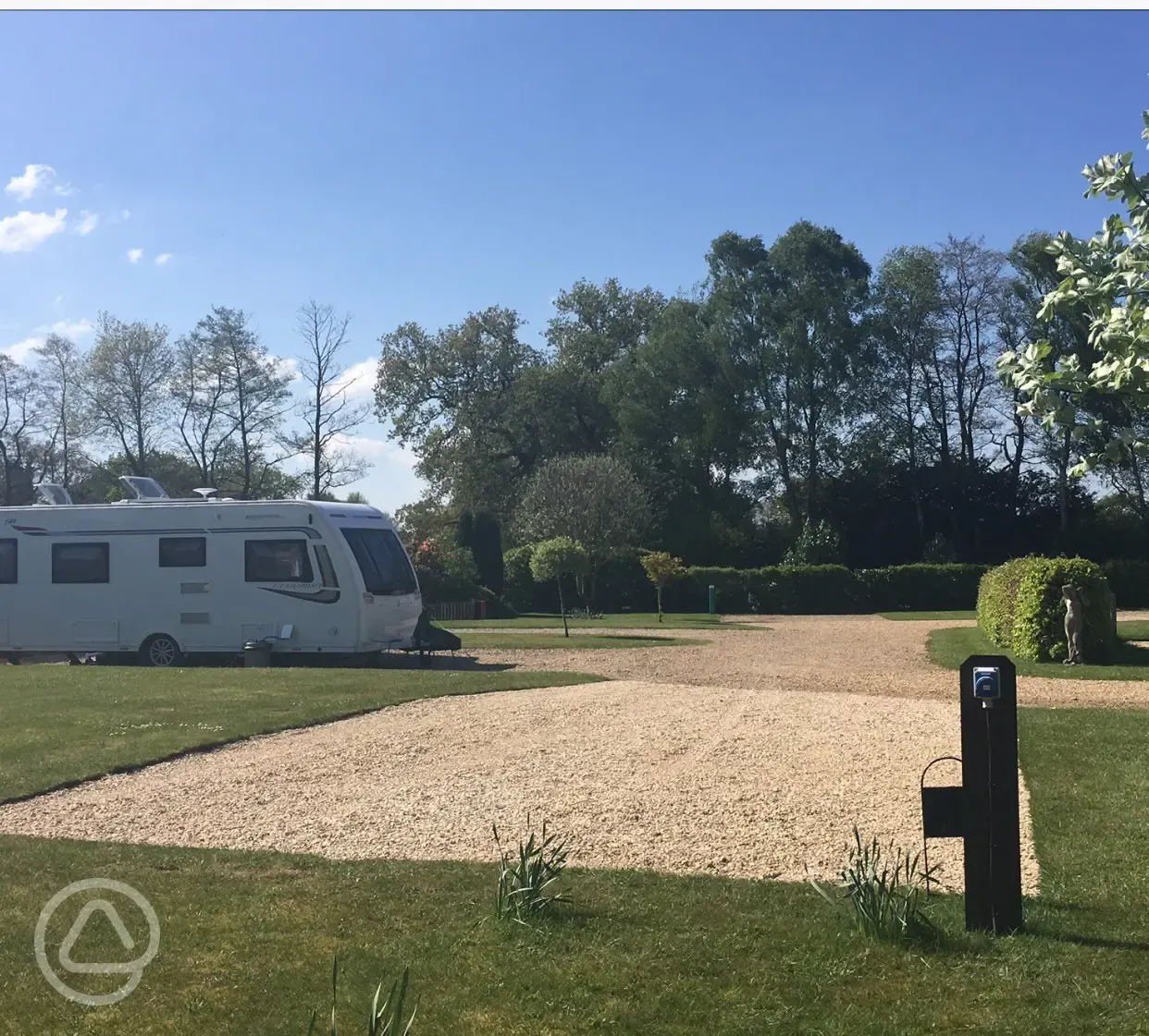 Hard standing fully serviced pitches 