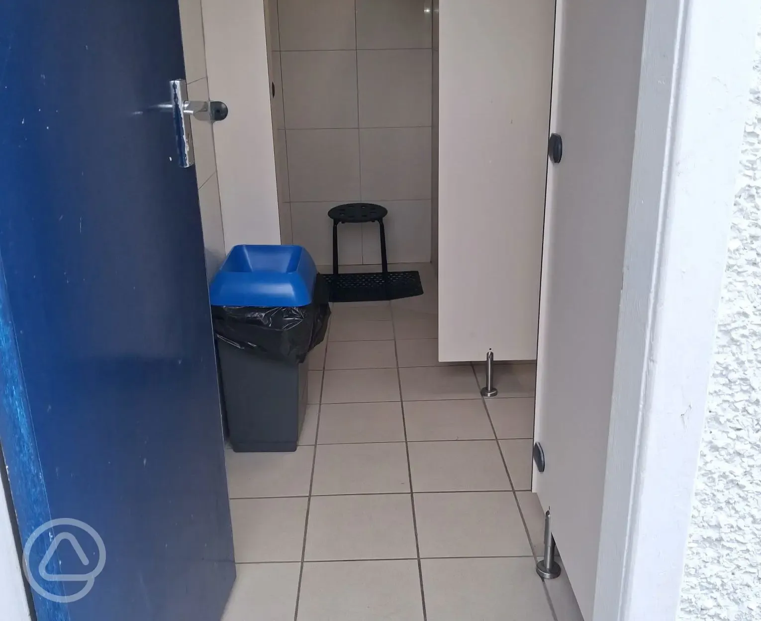 Showers with a small seat