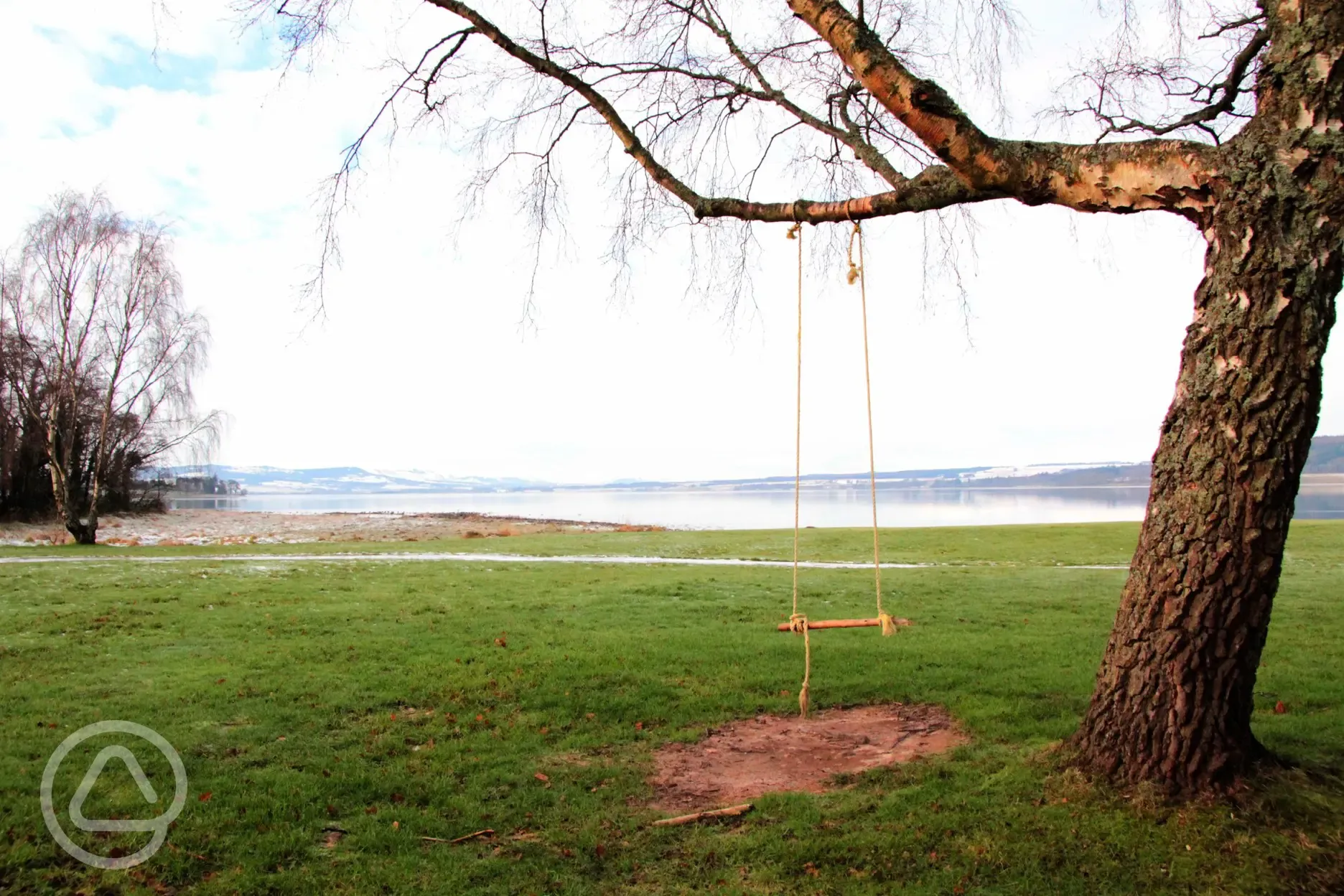 Views over the Beauly Firth with a swing seat