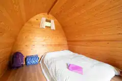 Park Cliffe camping pods interior (unfurnished so bring own beds/camping gar)