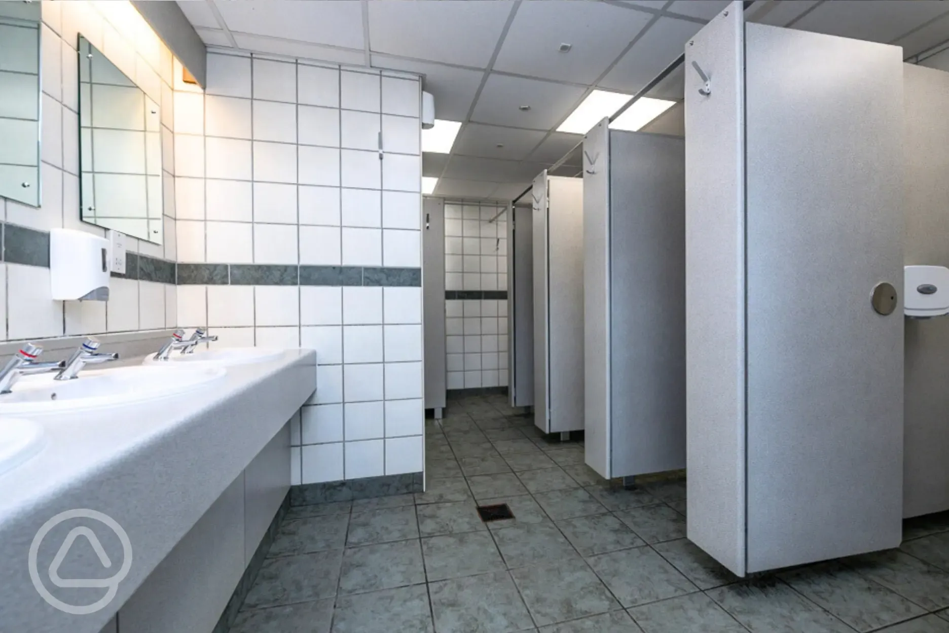 Toilets with underfloor heating