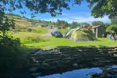 Non electric fellside grass pitches by Burrow Beck Non electric fellside grass pitches by Burrow Beck