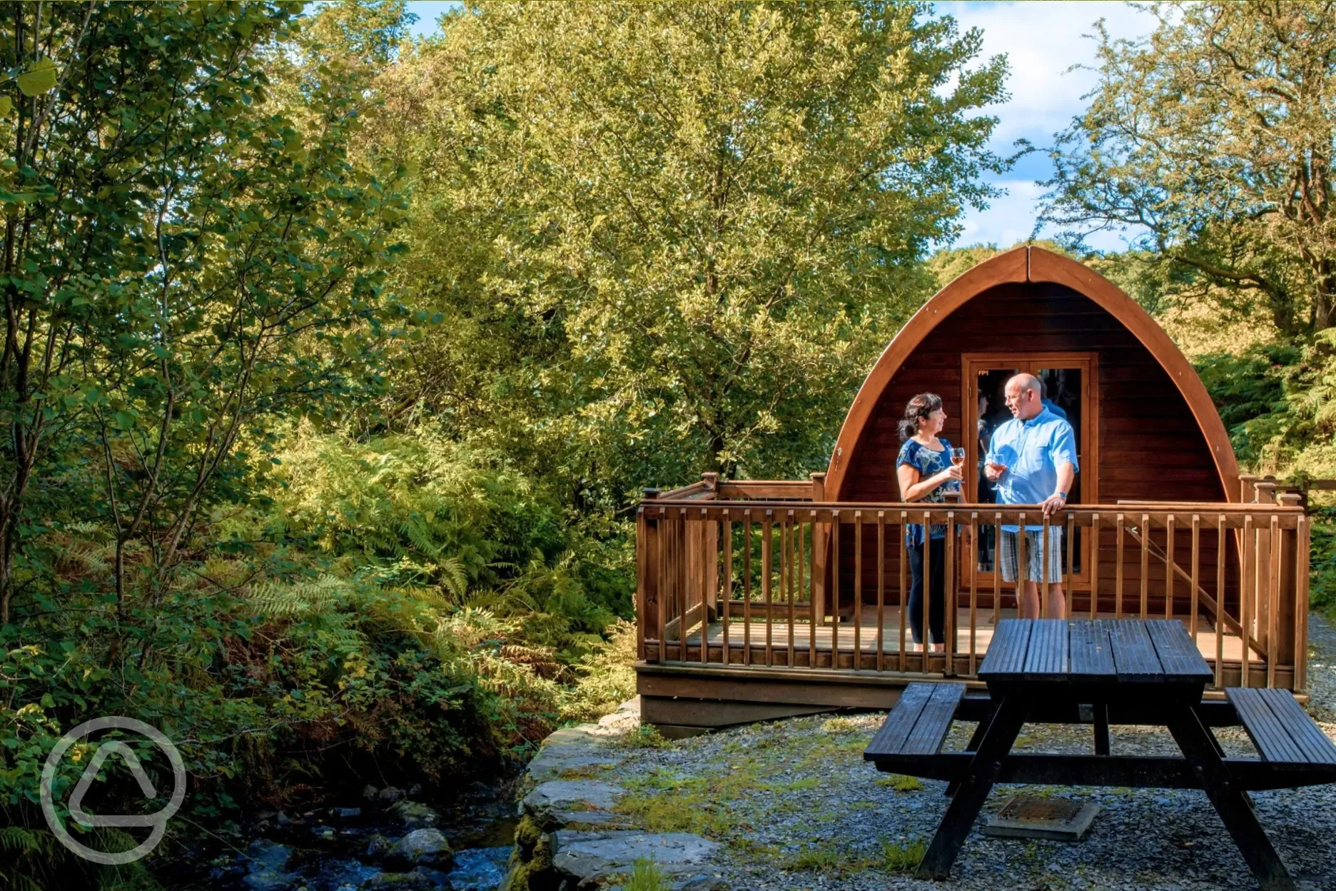 Park Cliffe camping pod in the Ghyllside area with fell or lake views