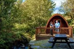 Park Cliffe camping pod in the Ghyllside area with fell or lake views