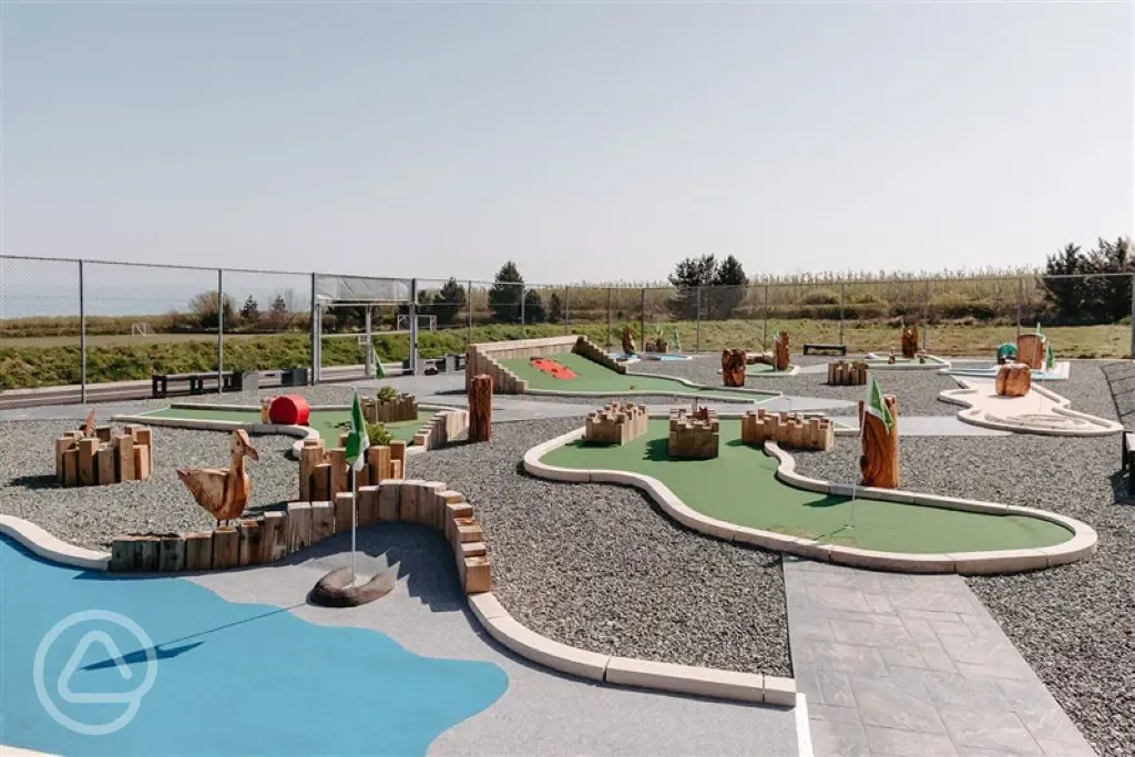 Adventure golf course