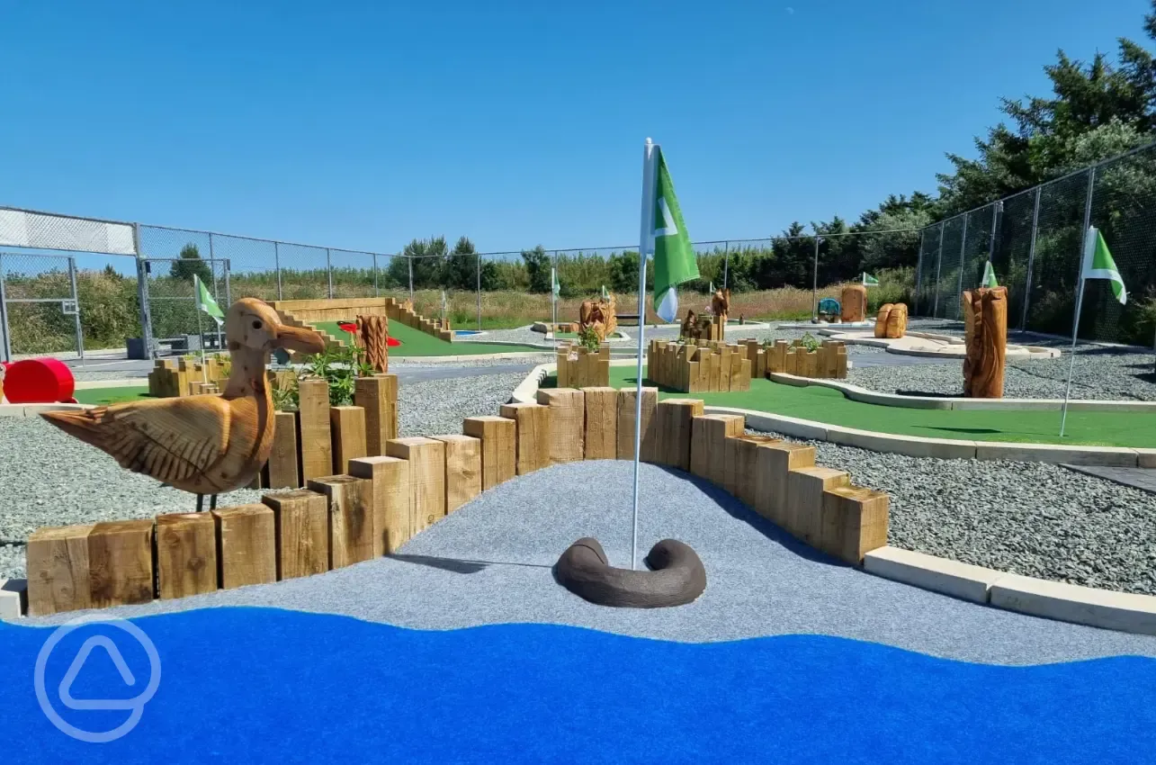 Adventure golf course