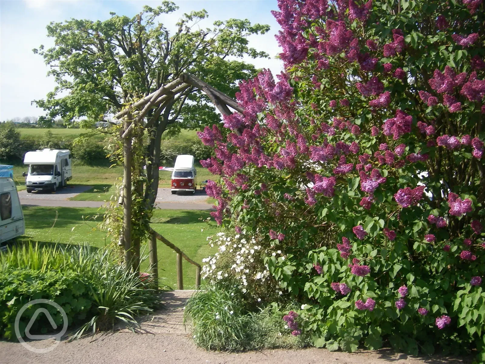 Hardstanding pitches at Golden Square Caravan Park