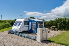 Deluxe grass and gravel pitches