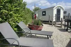 Estuary view shepherd's hut