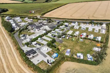 Aerial of Parkland Caravan and Camping Site