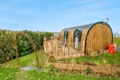 Abbey View Hideaway glamping pod bedroom (two persons) exterior view Abbey View Hideaway glamping pod bedroom (two persons) exterior view