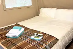 Outback safari tent double bed 