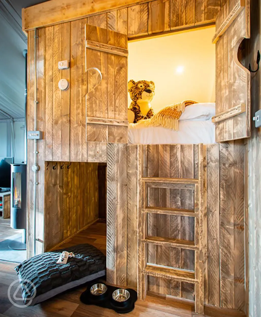 Safari Tent Plus cabin bed with ladder Safari Tent Plus cabin bed with ladder