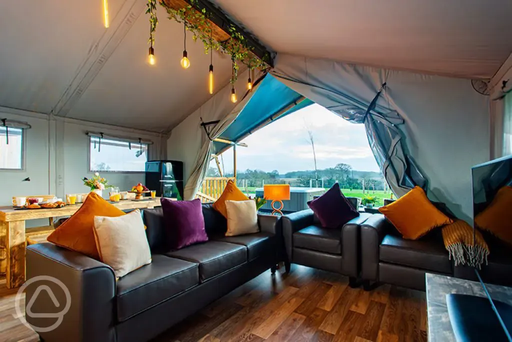 Safari Tent Plus interior