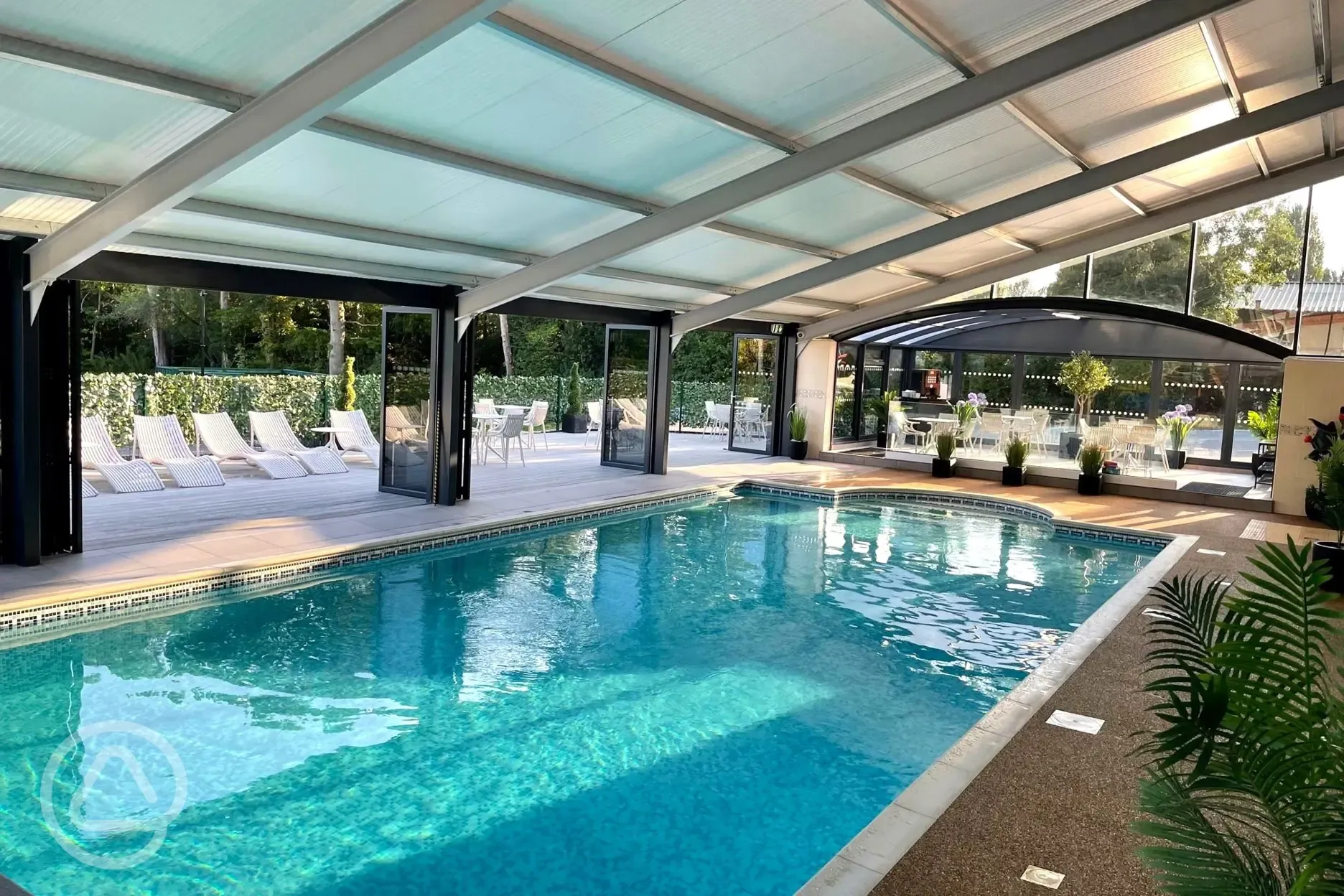 Indoor heated swimming pool