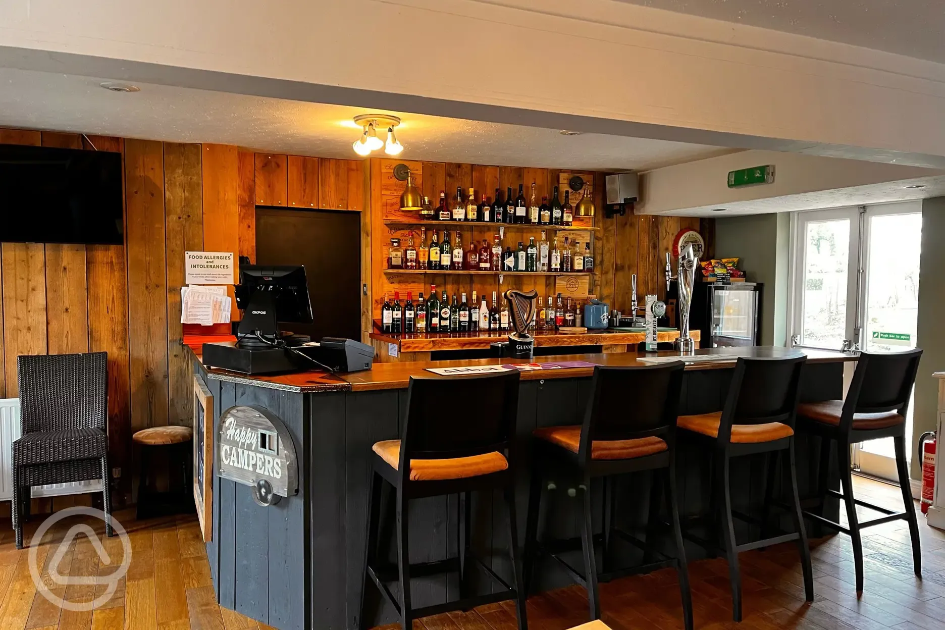 Barney's Bar and Take Away interior and bar area