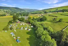 Aerial of the campsite