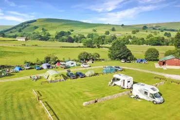 Aerial of the grass pitches