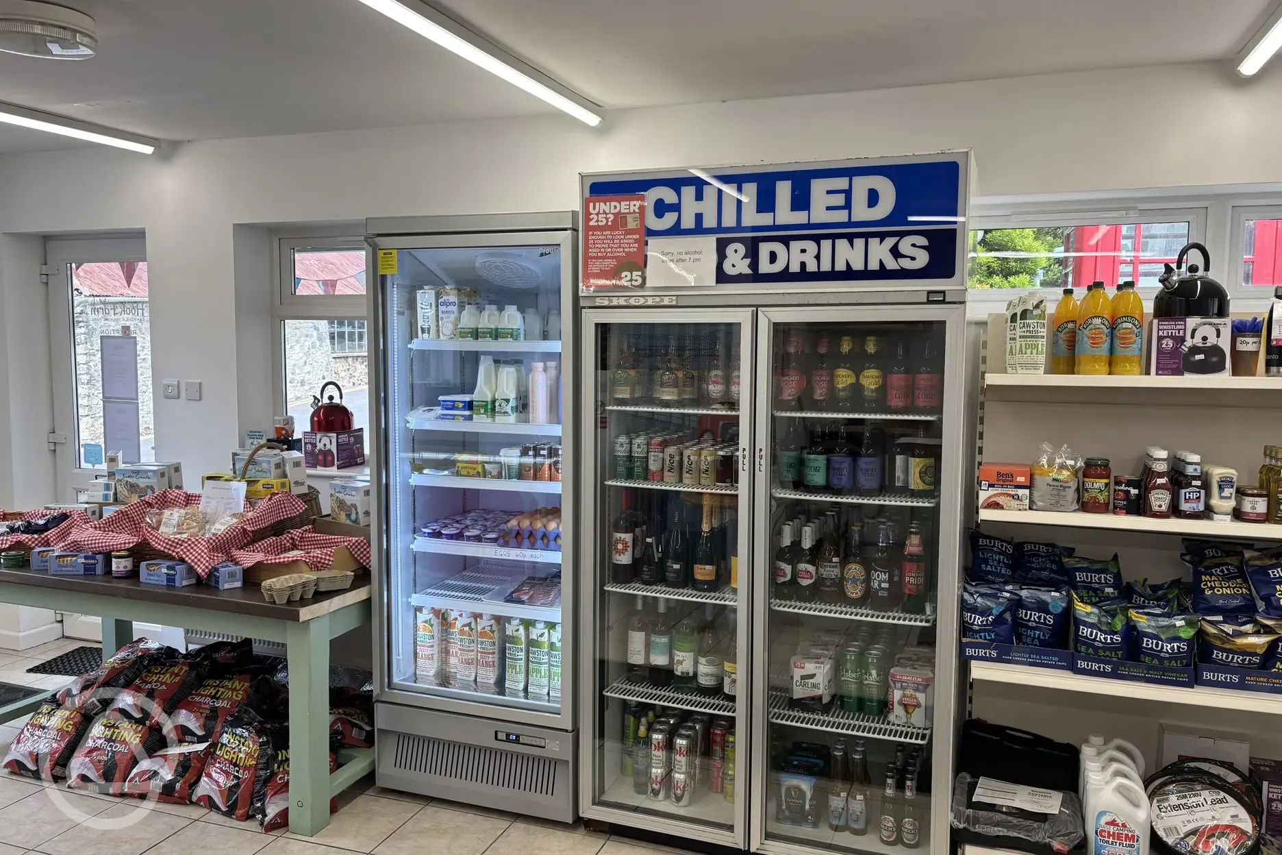 Campsite shop