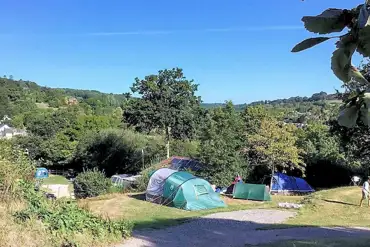 Grass pitches and countryside views