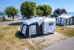 Electric hardstanding pitches with 16 amp hook ups