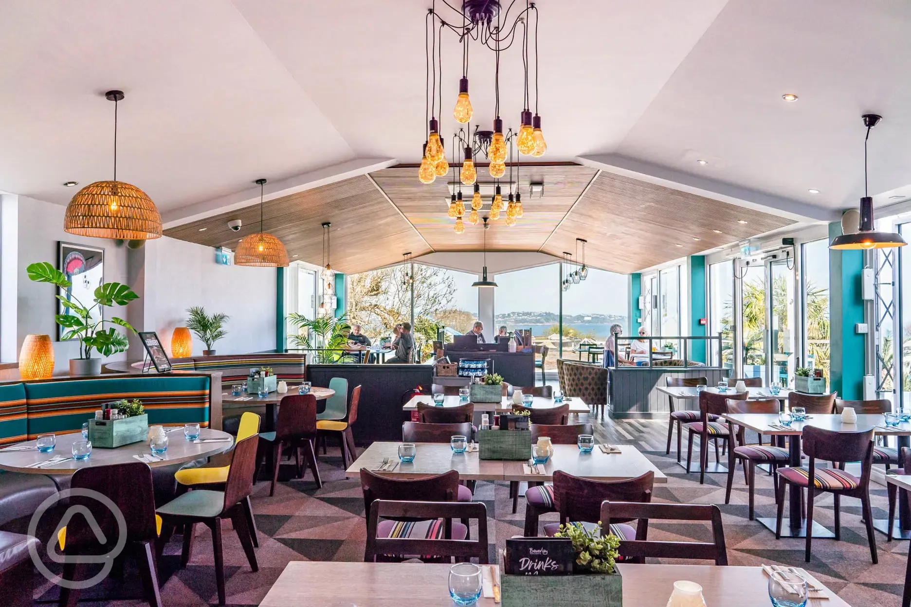 Indoor dining area at Jetty restaurant