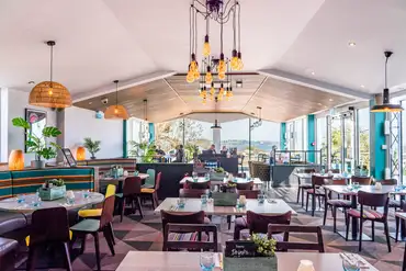 Indoor dining area at Jetty restaurant